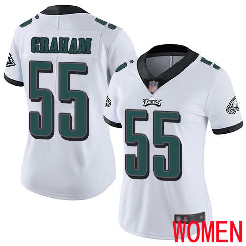 Women Philadelphia Eagles 55 Brandon Graham White Vapor Untouchable NFL Jersey Limited Player Football